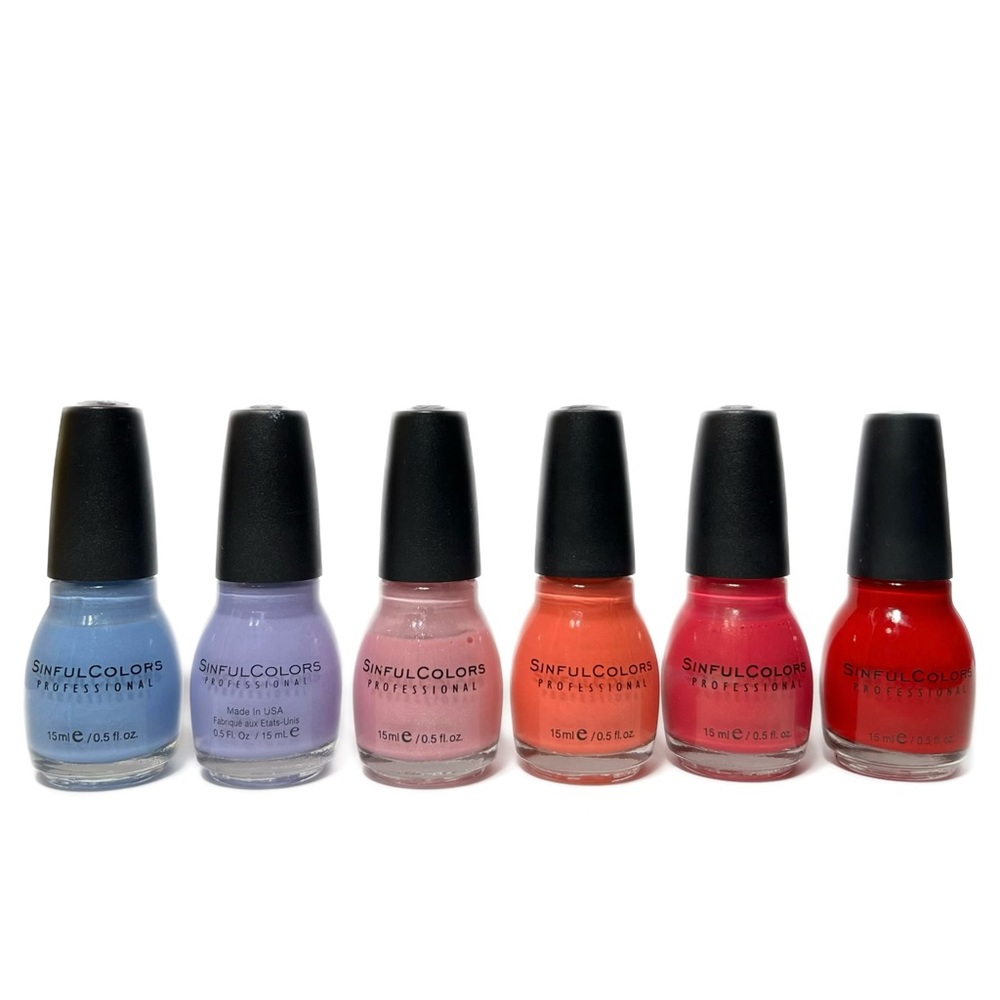 Sinful Colors Professional Polish Lot of 6